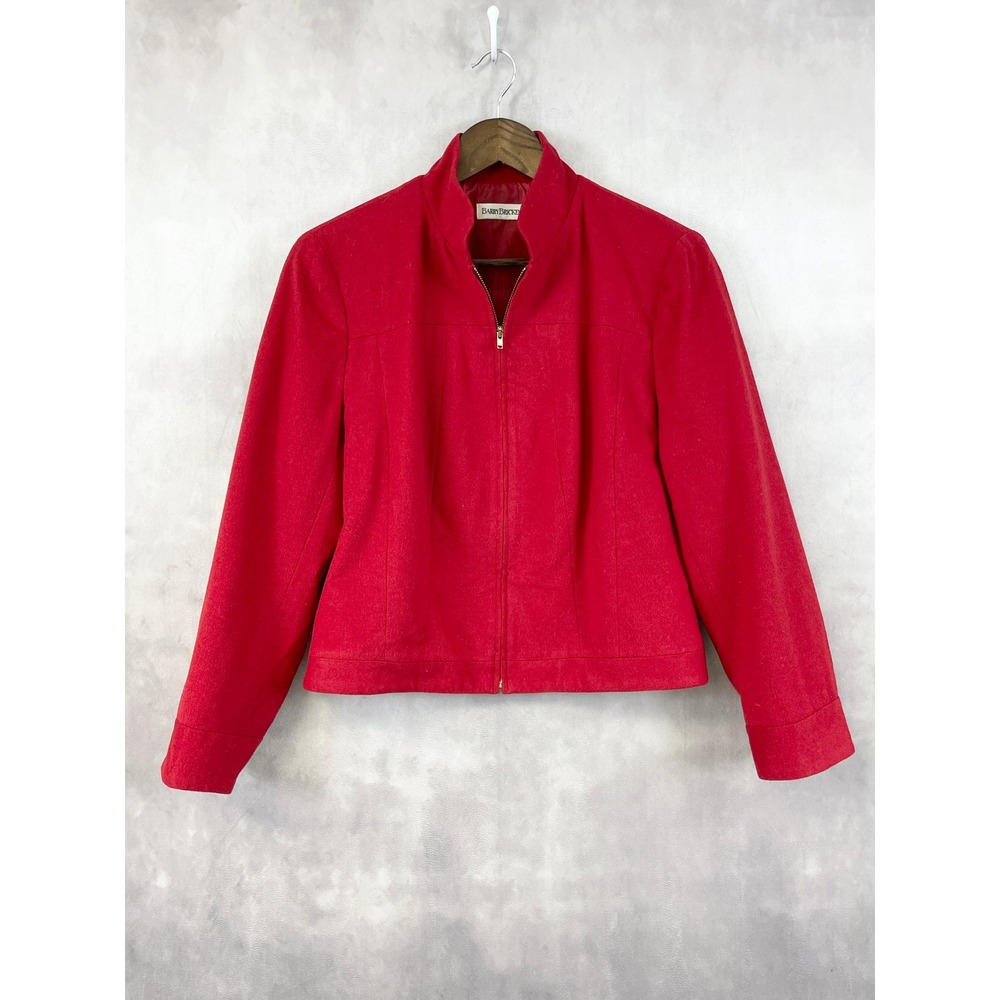 VTG 90s Barry Bricken‎ Womens Jacket Size 6 Quiet Luxury Minimal Old Money Retro